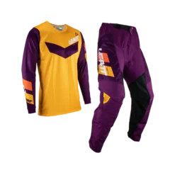 Uniforme Para Niños LEATT - Ride Kit Moto 3.5 Morado