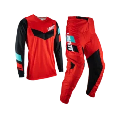 Uniforme Para Niños LEATT - Ride Kit Moto 3.5 Rojo