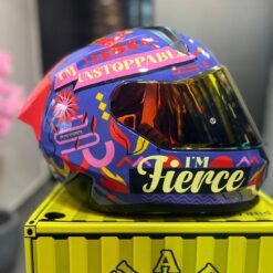 Casco Integral SHAFT 560 Evo Unstoppable Morado Rojo