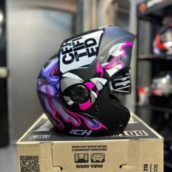 Casco Abatible ICH 3110 Vibor Morado Rosado