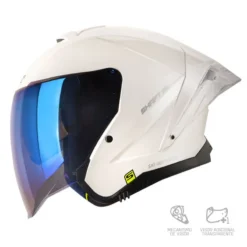 Casco SHAFT 246SP Solid Blanco Perlado