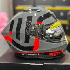 Casco SCORPION EXO 391 AROK Gris Rojo