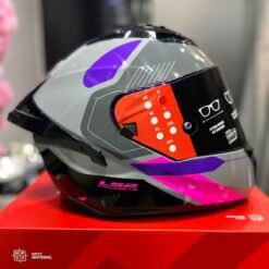 Casco LS2 FF806 Gris Rosado