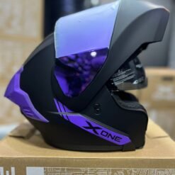 Casco Abatible X-ONE X-3000RS Solid Negro Morado