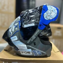 Casco Abatible X-ONE X-3000RS Exuan Gris Azul