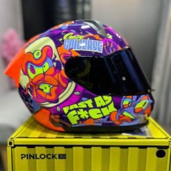 Casco Integral SHAFT 560 Evo Universe Morado Naranja