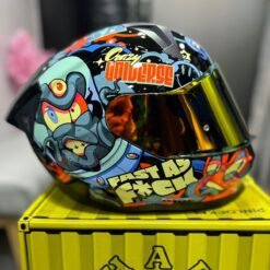 Casco Integral SHAFT 560 Evo Universe Negro Azul