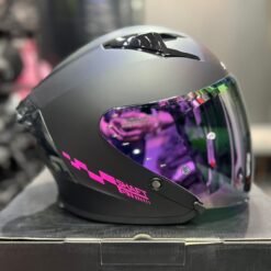 Casco SHAFT 226 GT Solid Negro Rosado