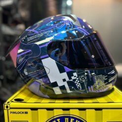 Casco Integral SHAFT 560 Evo Circuit Azul Camaleon